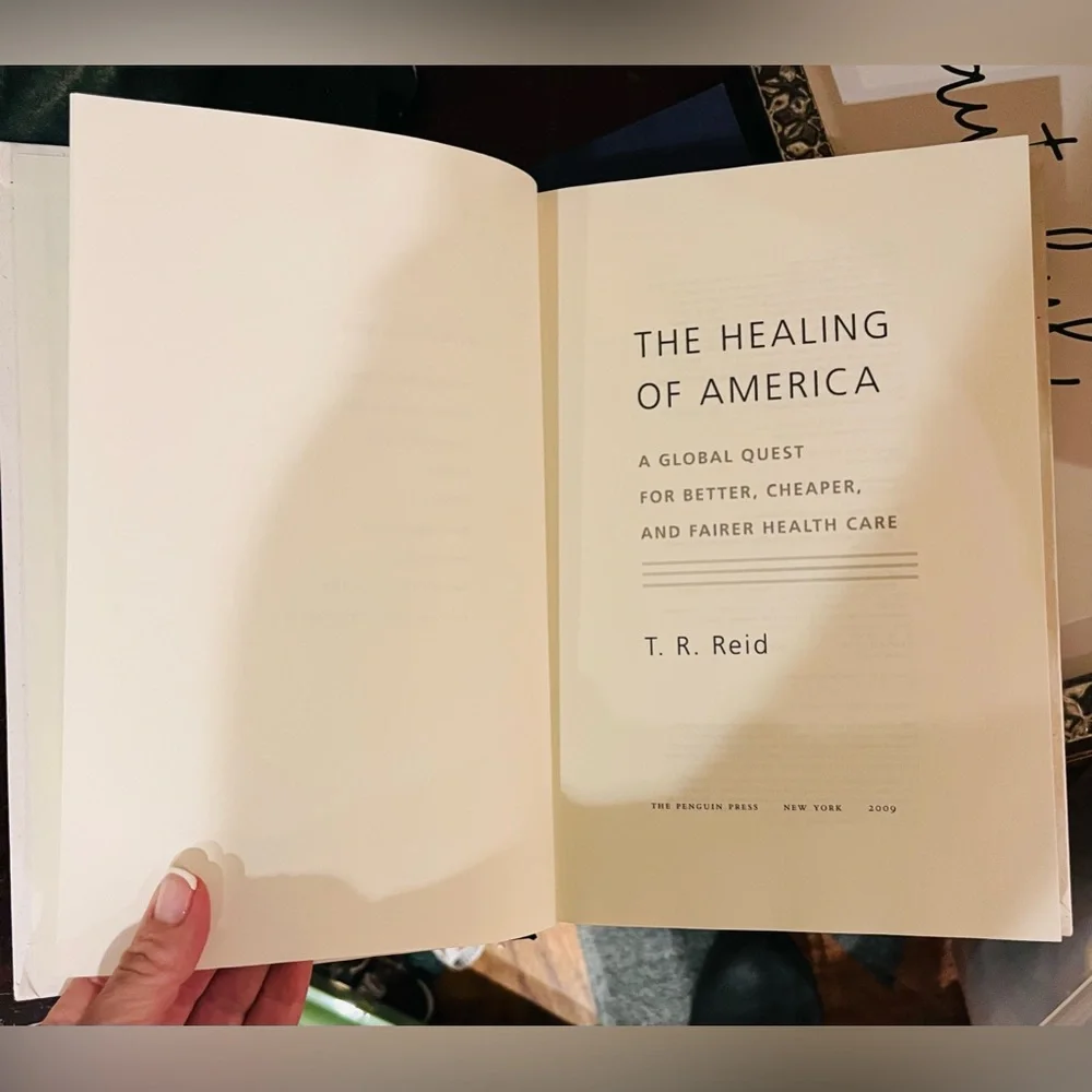 The Healing of America hardback book